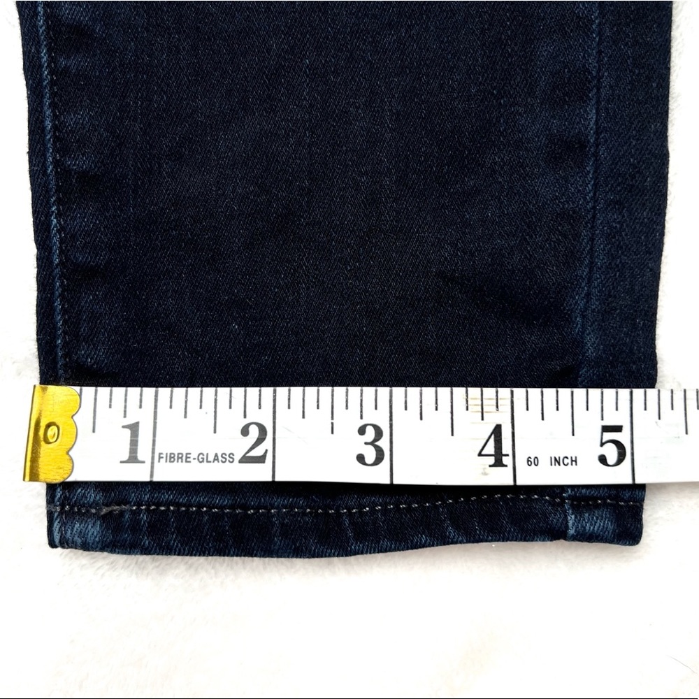 ❌SOLD❌ Paige Edgemont Exposed Double Zipper Jeans, Dark Blue Denim sz 28 Peyton - Picture 11 of 17